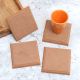 Modern Brown Tea Wooden Coasters - Pack of 4